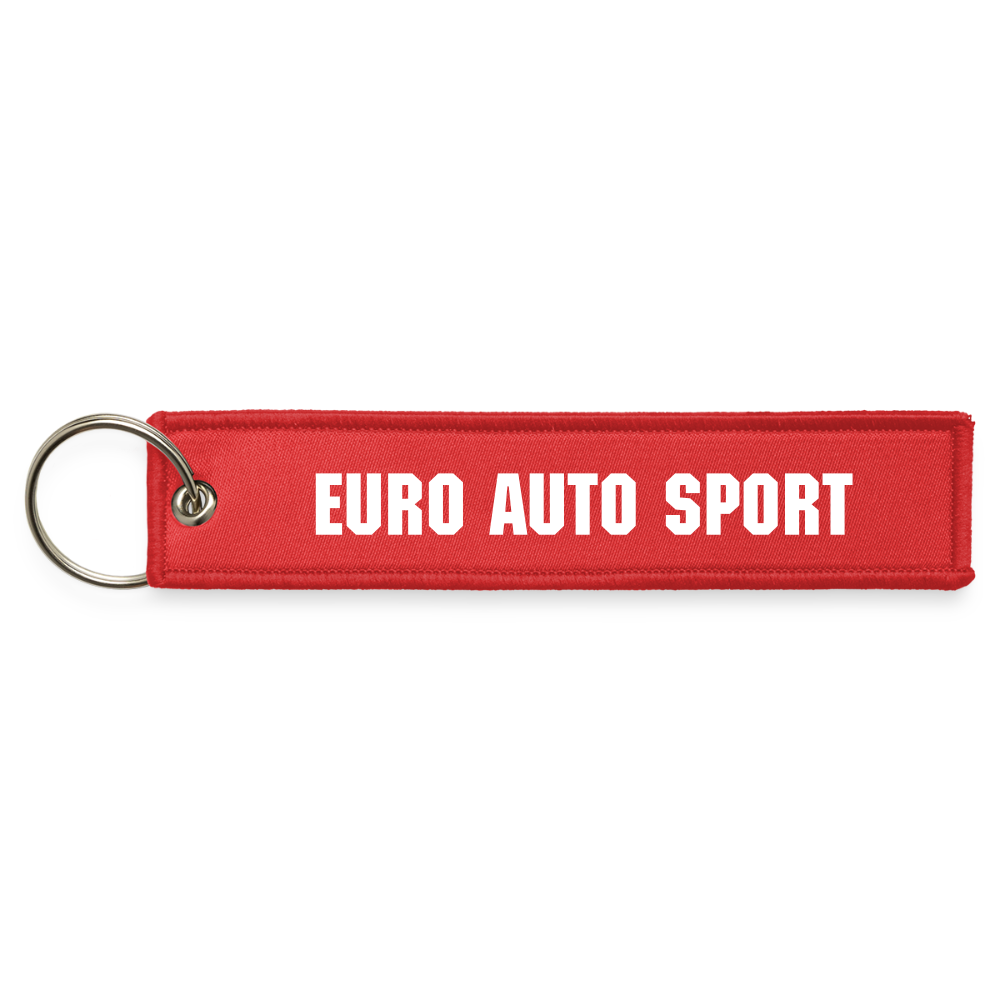 Jet Tag Keychain - red