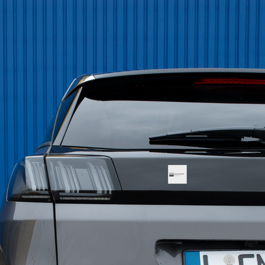 Bumper Sticker - white matte