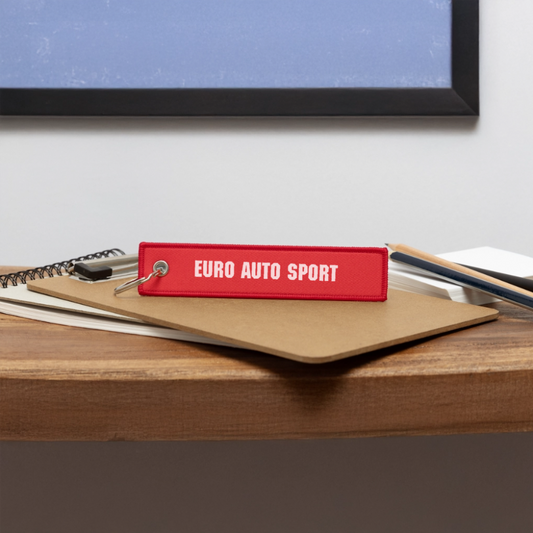 Jet Tag Keychain - red