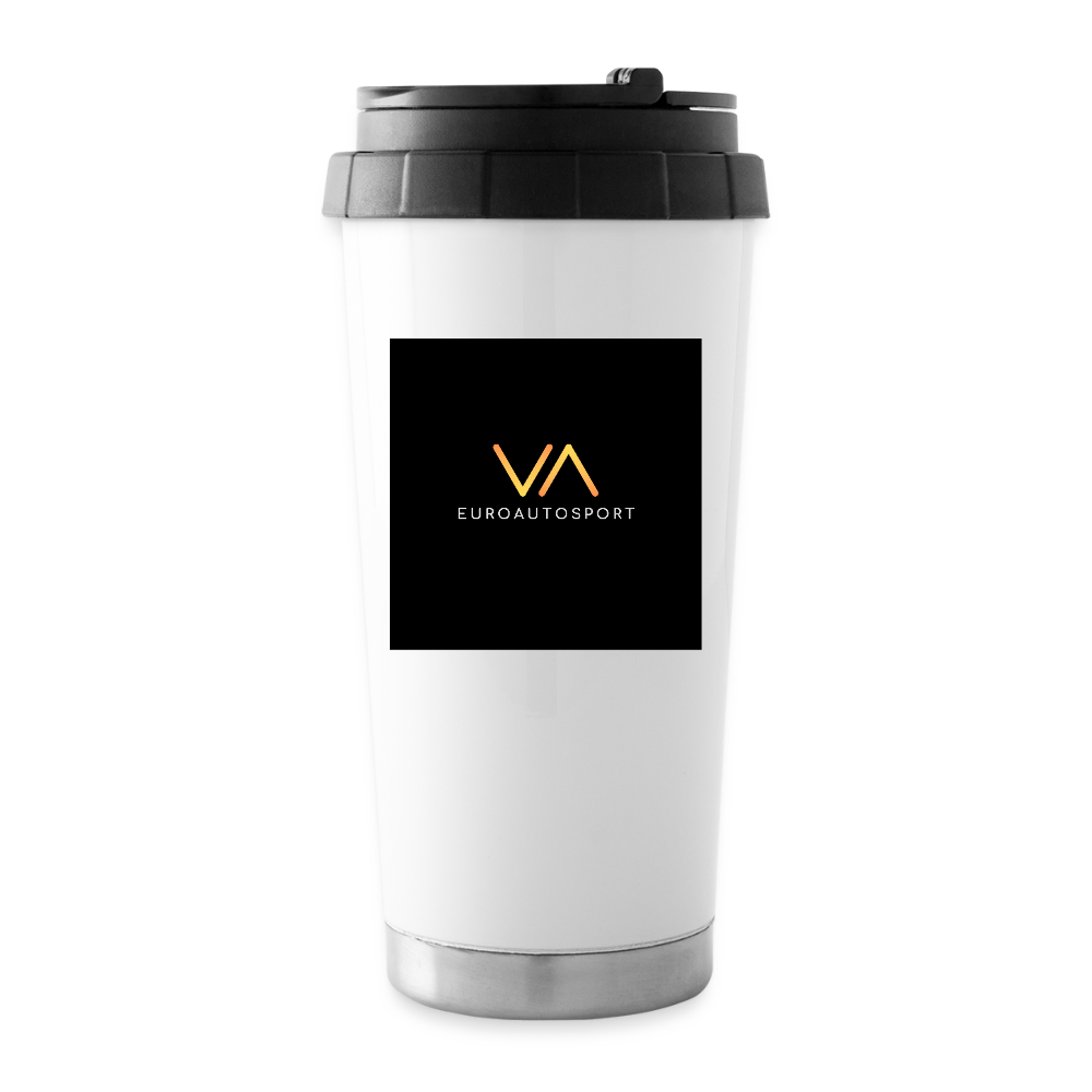 16 oz Travel Mug - white