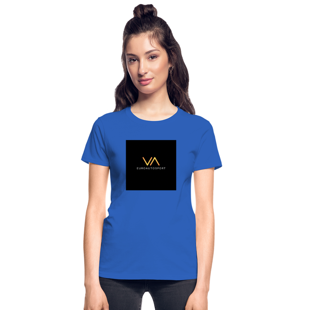Ultra Cotton VA Euro Auto Sport Ladies Tee - royal blue