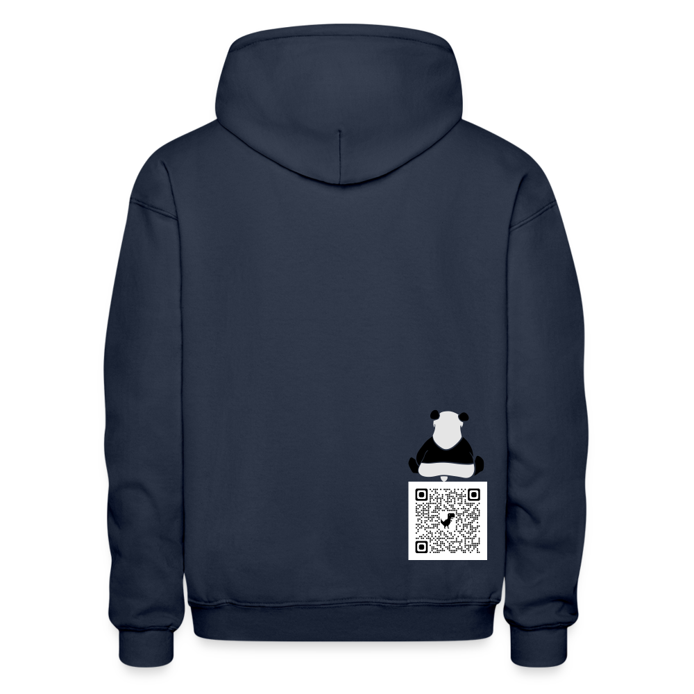 EURO QR CODE Hoodie - navy