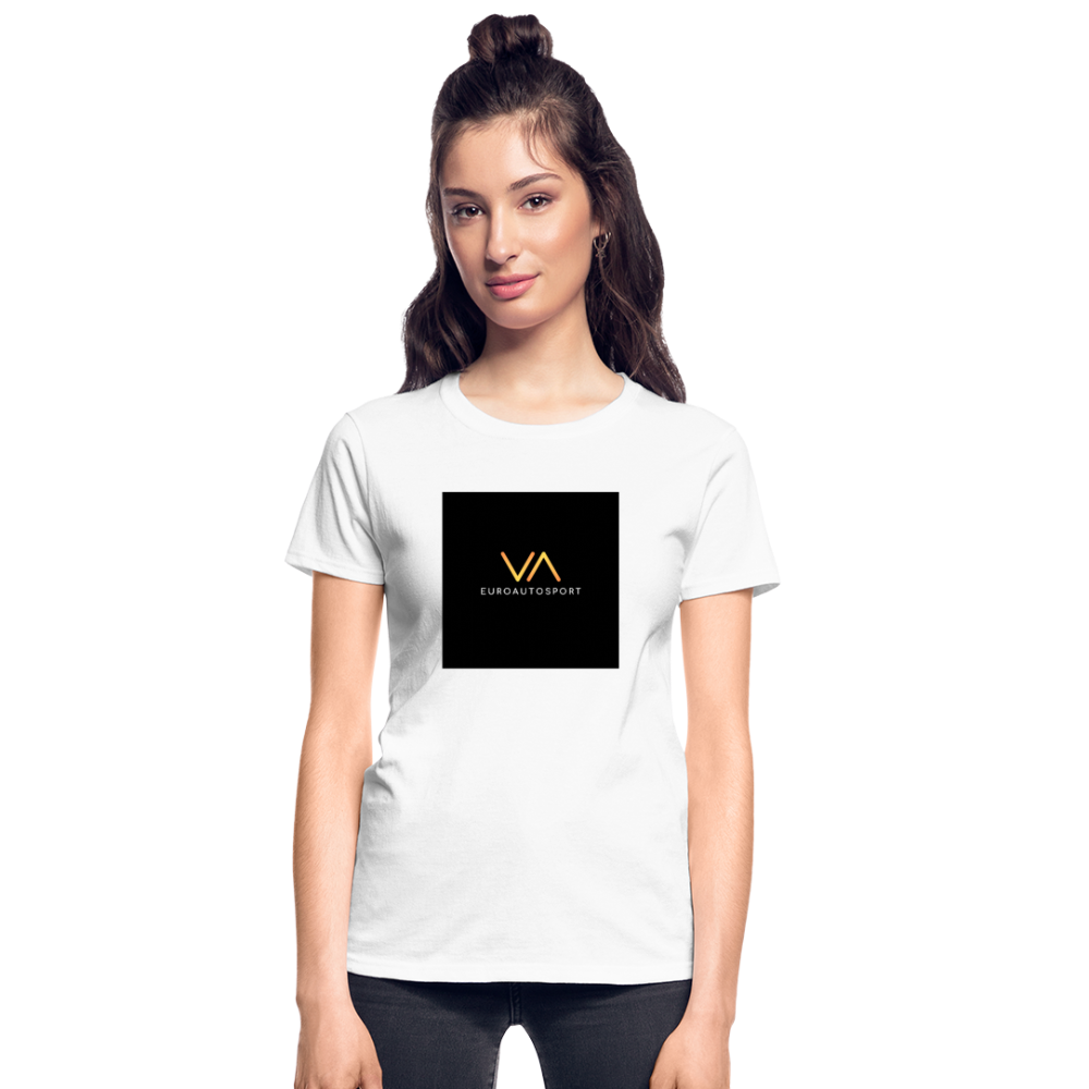 Ultra Cotton VA Euro Auto Sport Ladies Tee - white