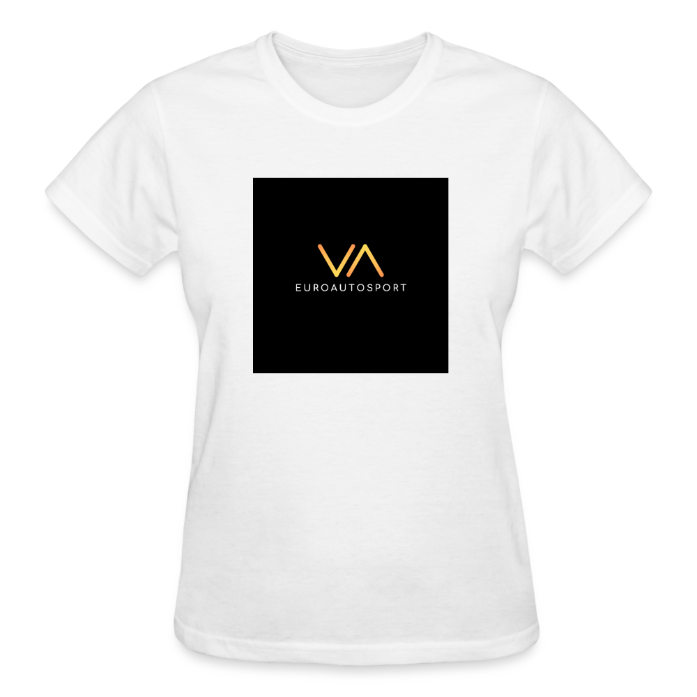 Ultra Cotton VA Euro Auto Sport Ladies Tee - white