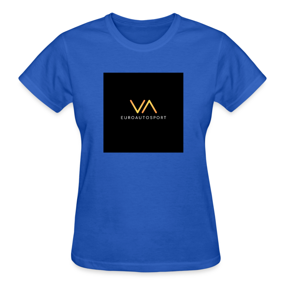 Ultra Cotton VA Euro Auto Sport Ladies Tee - royal blue